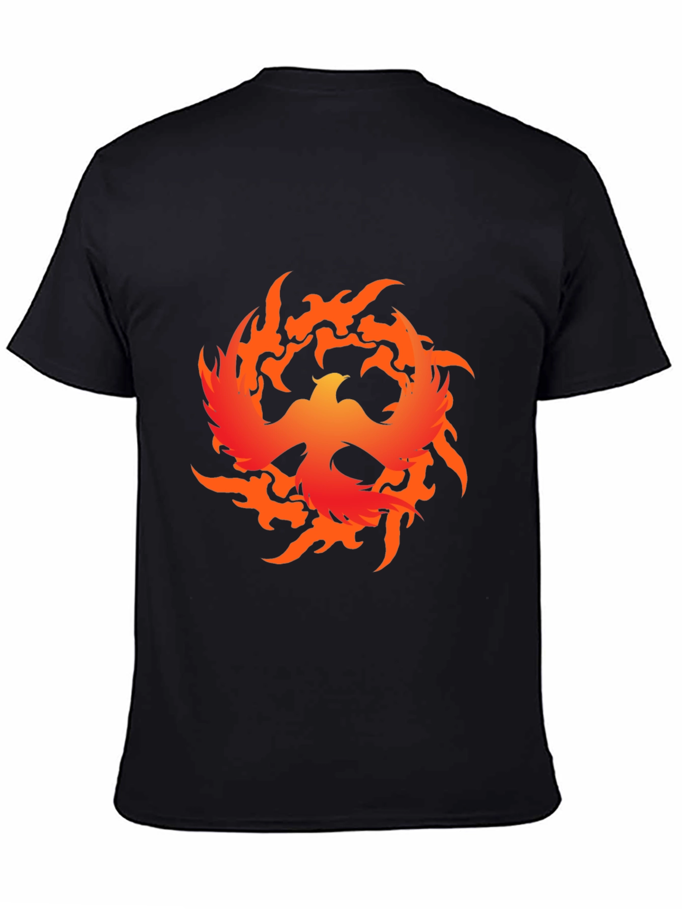 Phoenix Firebird Graphic Tee - Bold Black T-Shirt