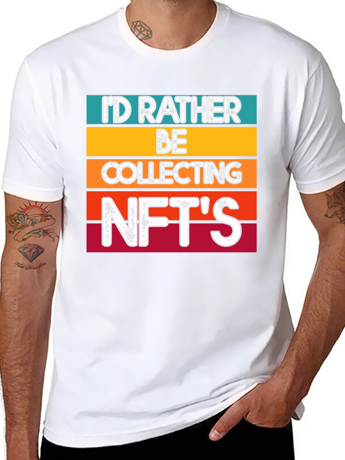Id Rather Be Collecting NFTs T-Shirt