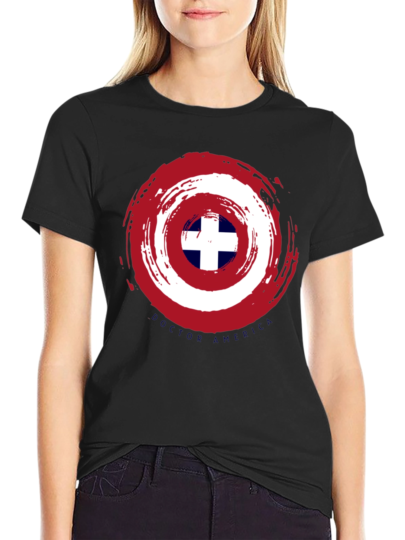 Doctor America Shield Graphic T-Shirt