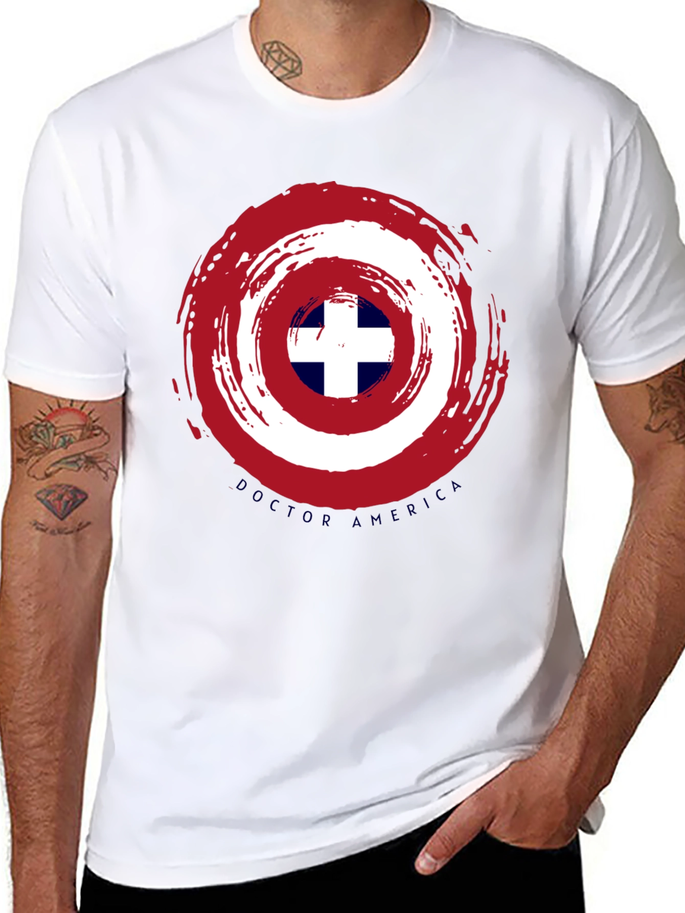 Doctor America Shield Graphic T-Shirt