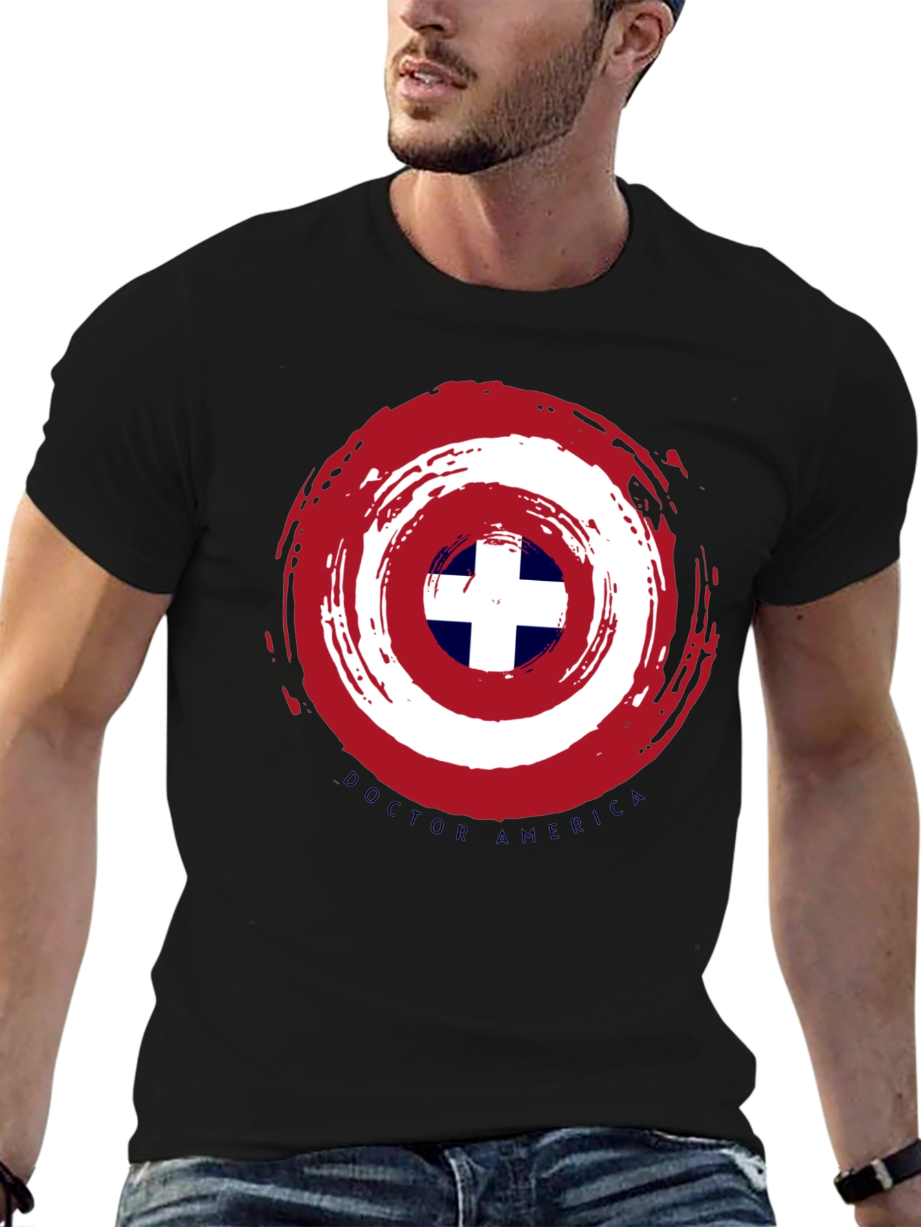 Doctor America Shield Graphic T-Shirt
