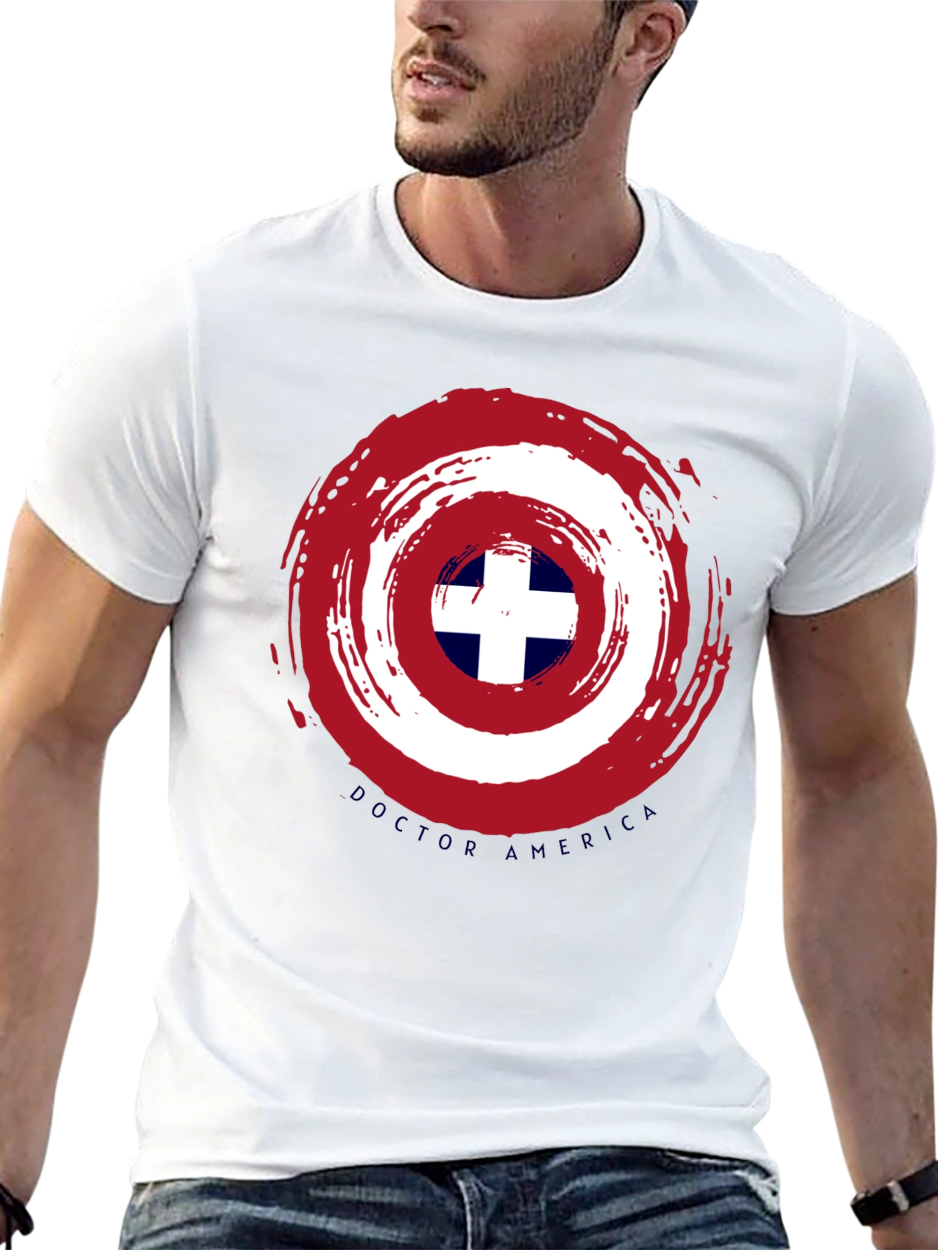 Doctor America Shield Graphic T-Shirt