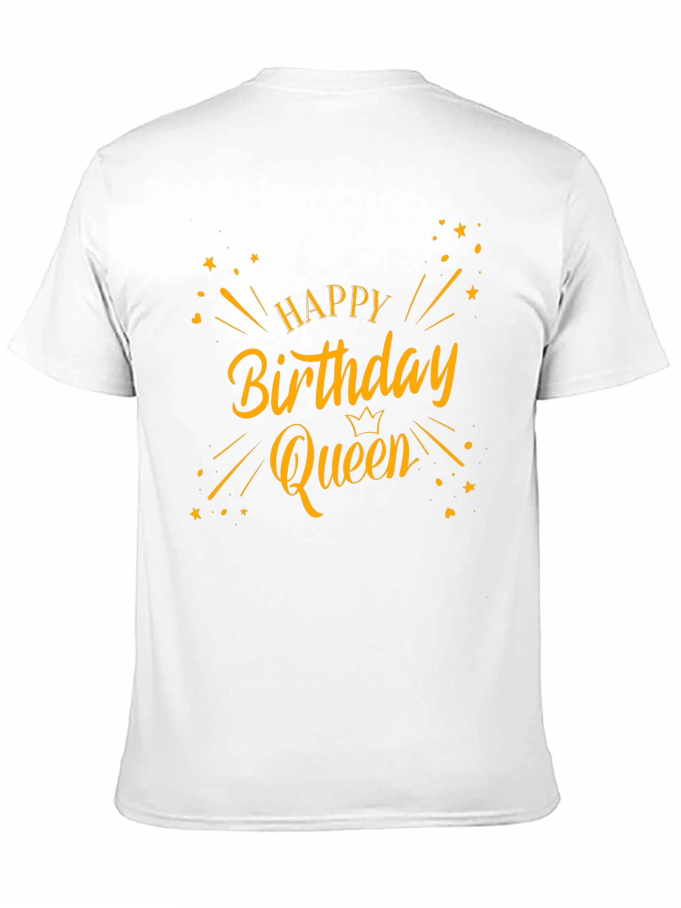 Happy Birthday Queen Black T-Shirt