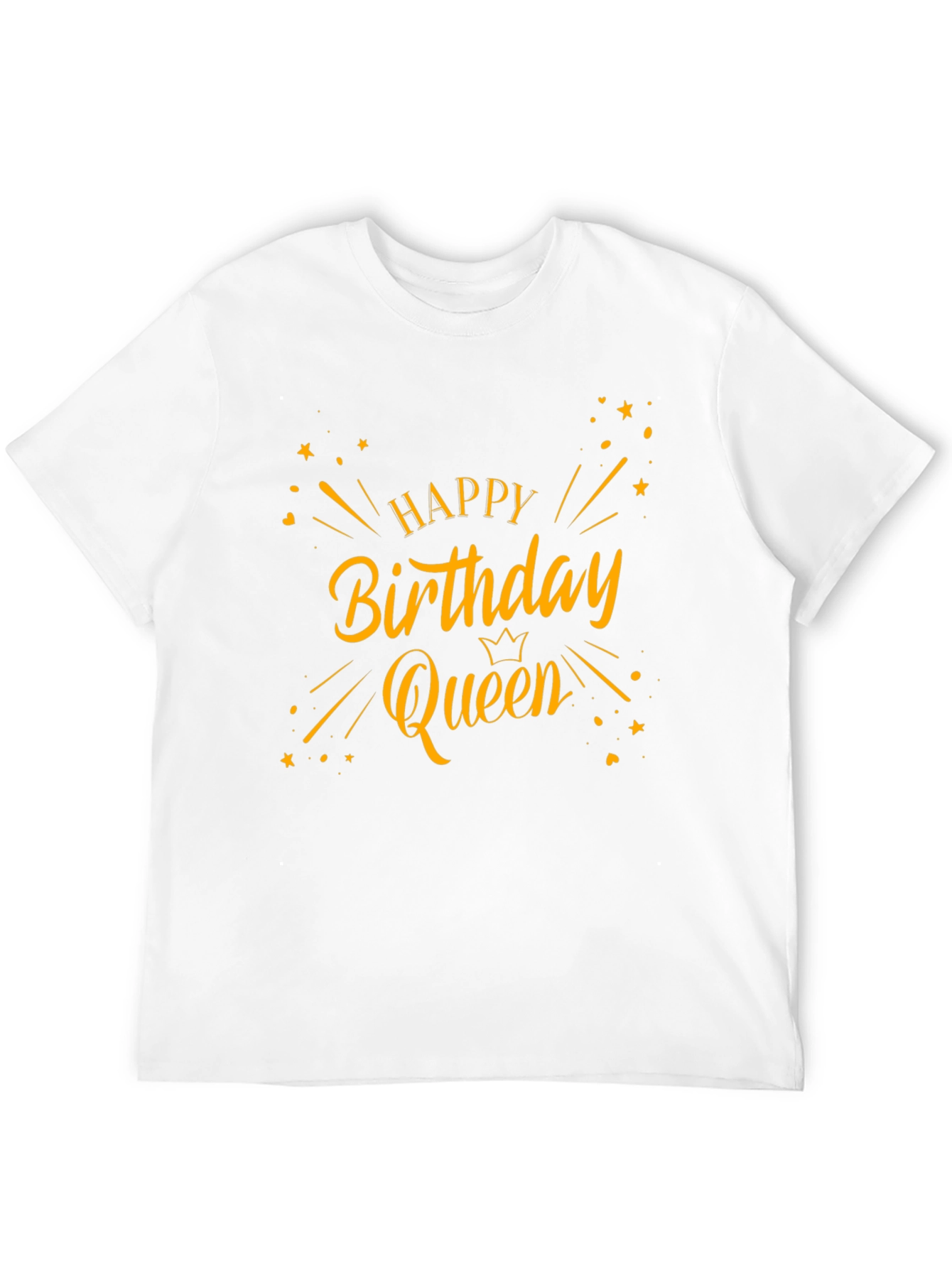 Happy Birthday Queen Black T-Shirt