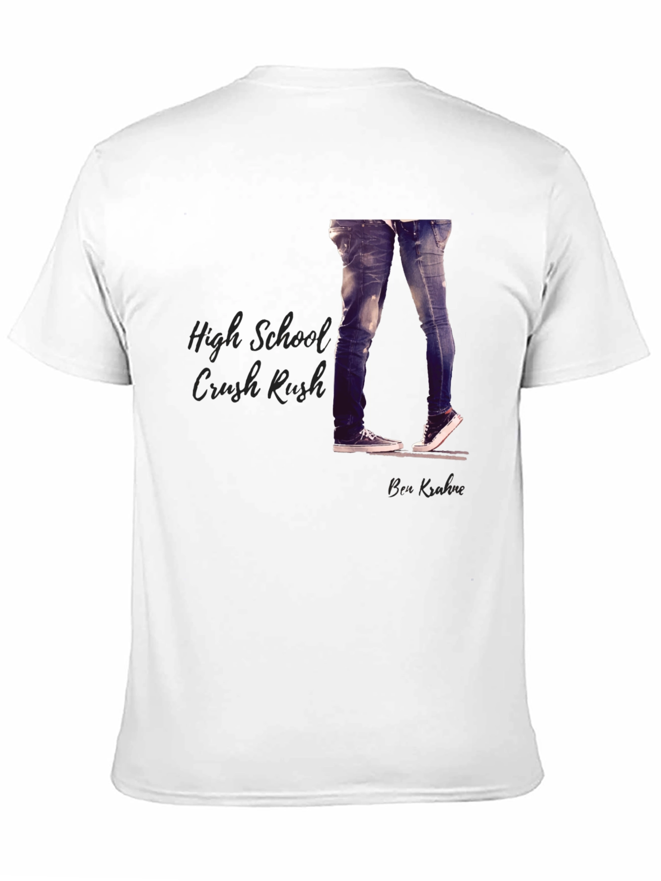High School Crush Rush Black T-Shirt