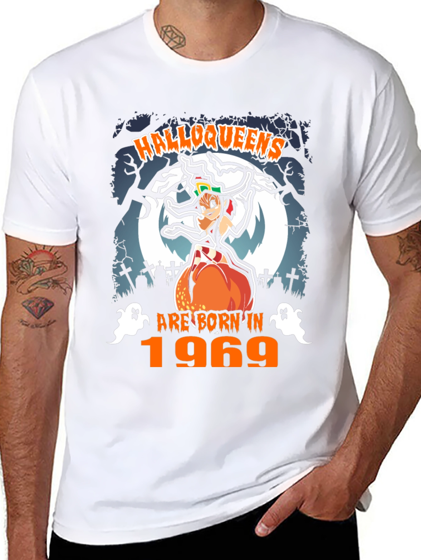 Halloween Birthday Hallowqueens T-Shirt - Born in 1969