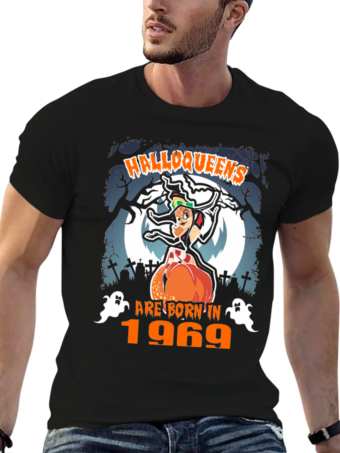Halloween Birthday Hallowqueens T-Shirt - Born in 1969
