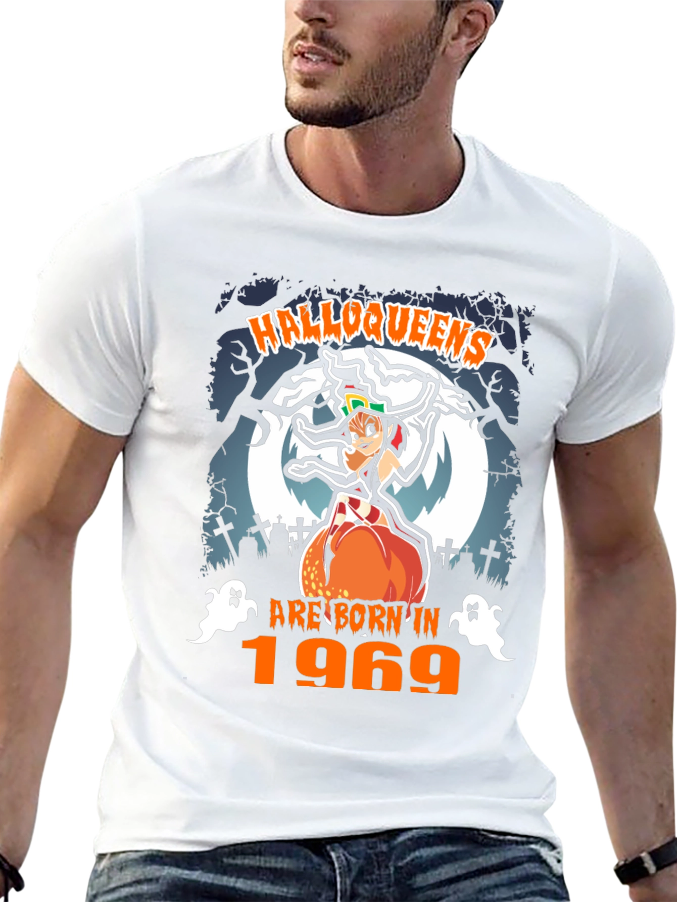 Halloween Birthday Hallowqueens T-Shirt - Born in 1969
