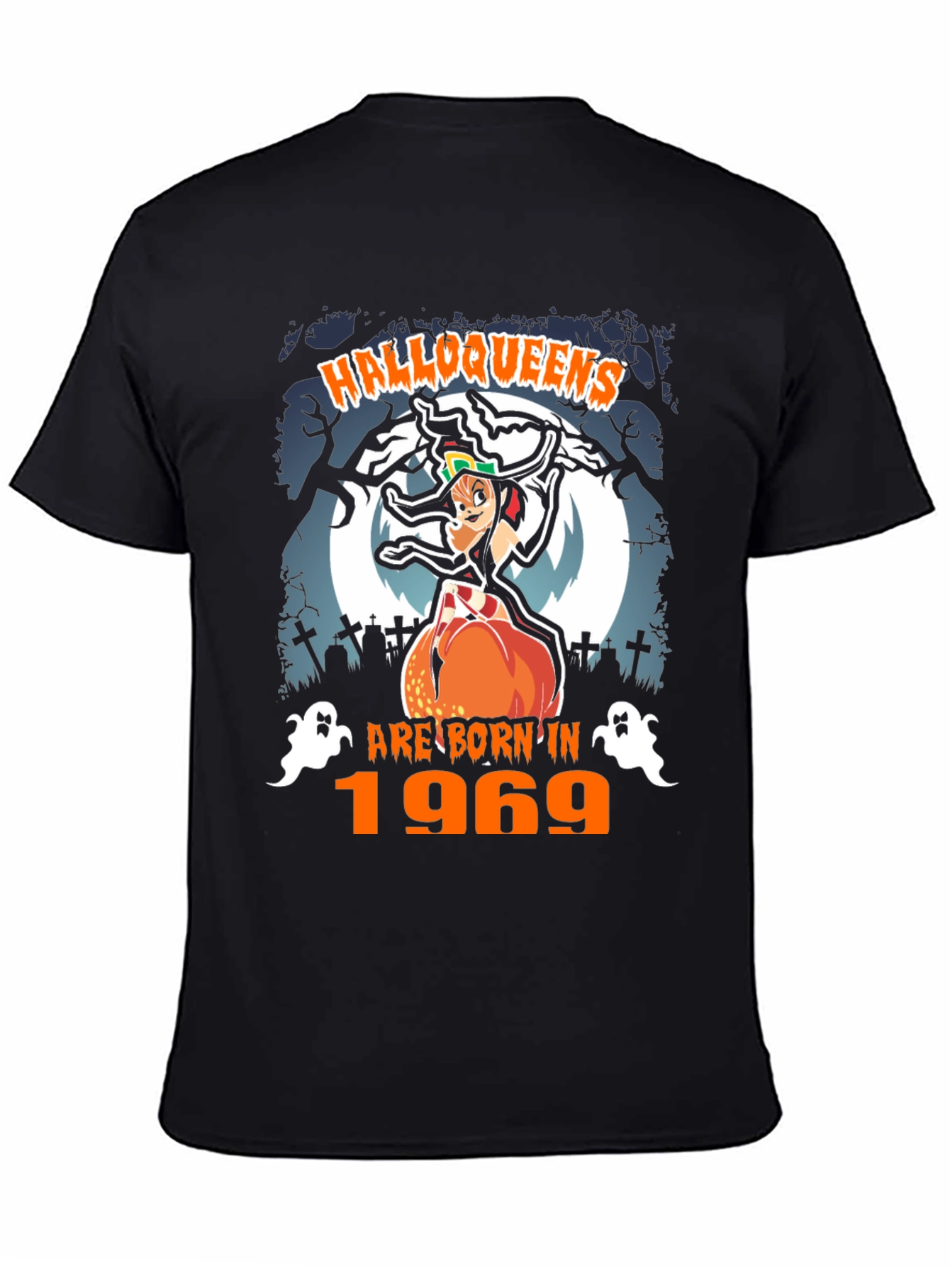 Halloween Birthday Hallowqueens T-Shirt - Born in 1969
