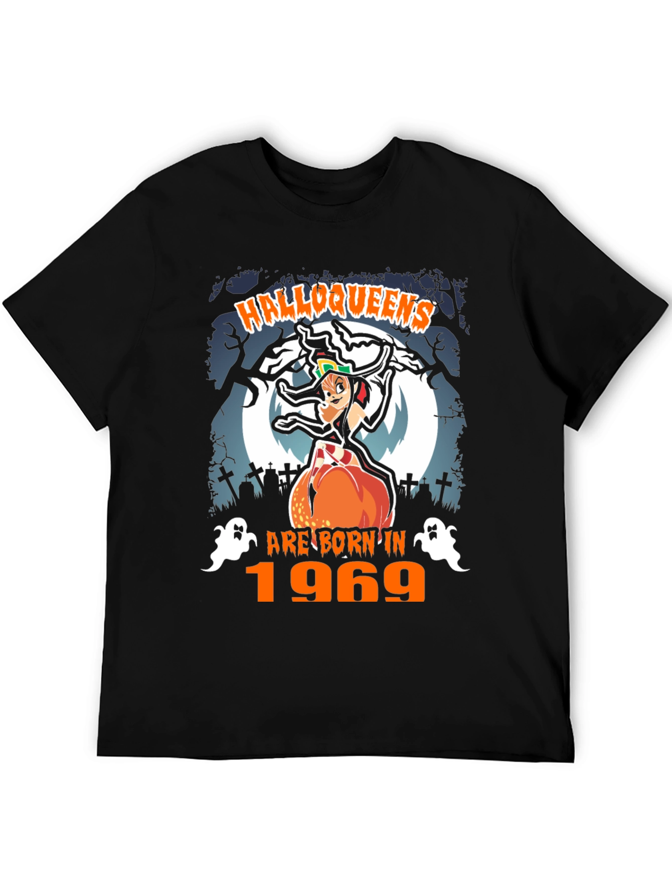 Halloween Birthday Hallowqueens T-Shirt - Born in 1969