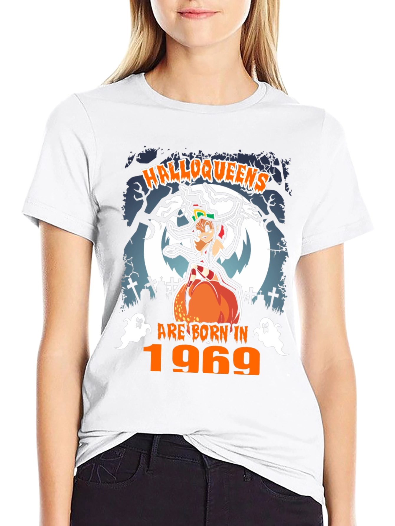 Halloween Birthday Hallowqueens T-Shirt - Born in 1969