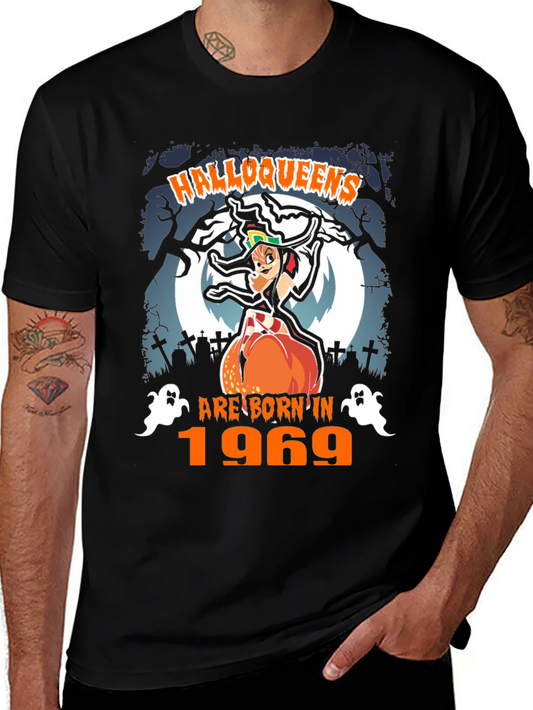 Halloween Birthday Hallowqueens T-Shirt - Born in 1969