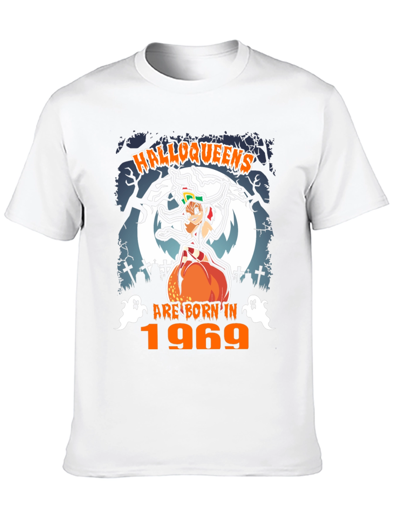 Halloween Birthday Hallowqueens T-Shirt - Born in 1969