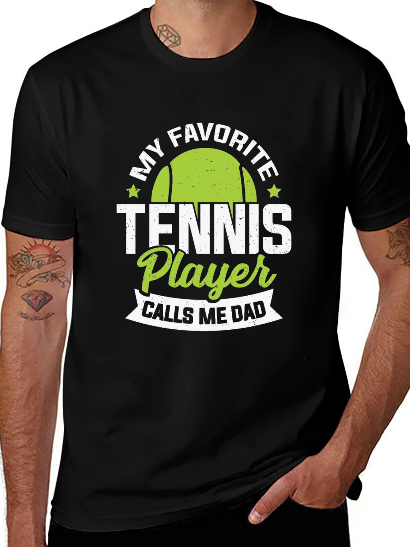 My Favorite Tennis Player Calls Me Dad T-Shirt