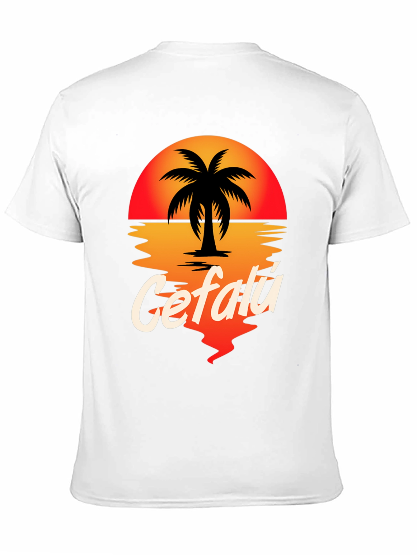 Cefalú Palm Sunset T-Shirt