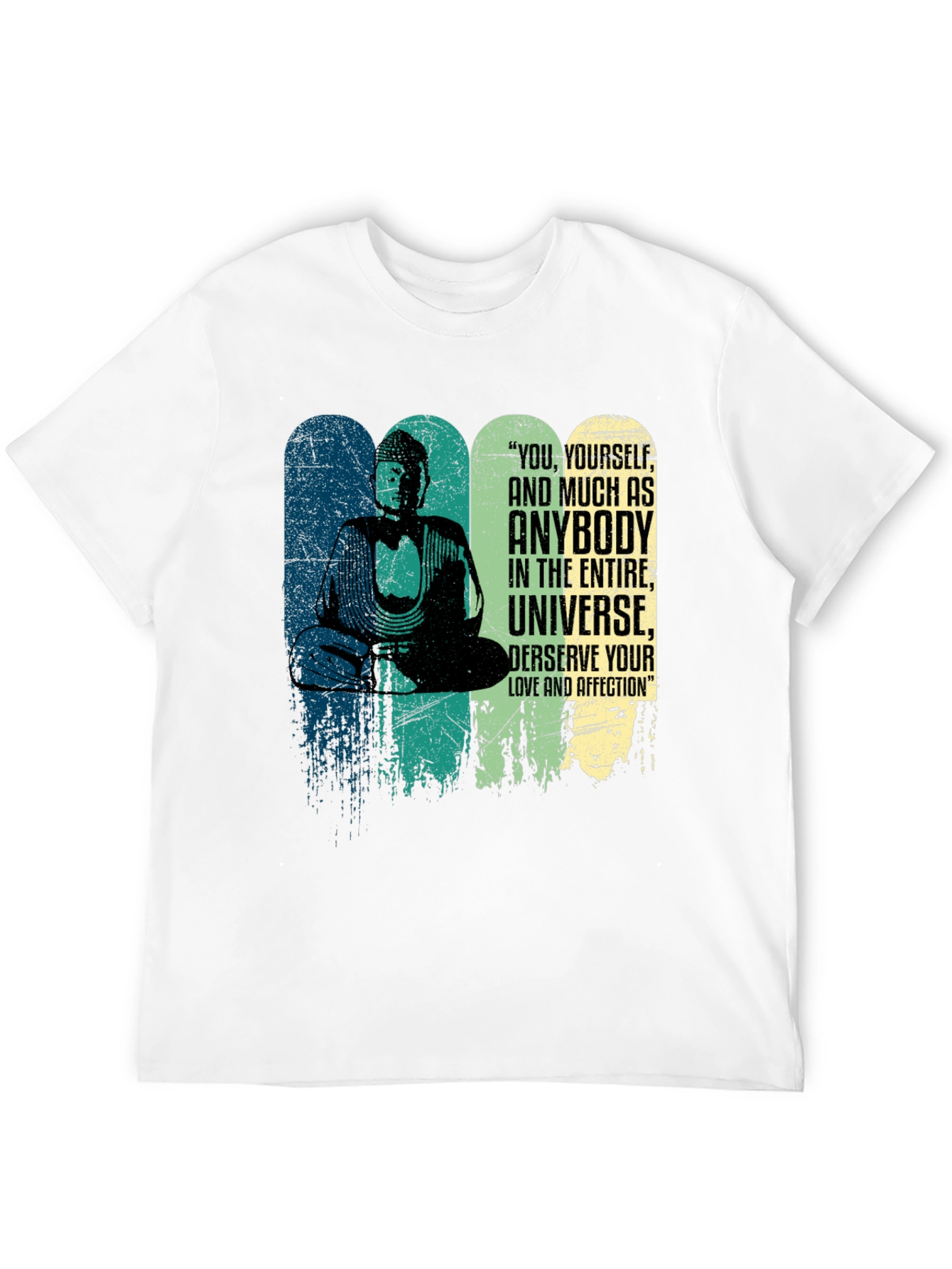 Buddha Quote Graphic Tee - You Deserve Love T-Shirt