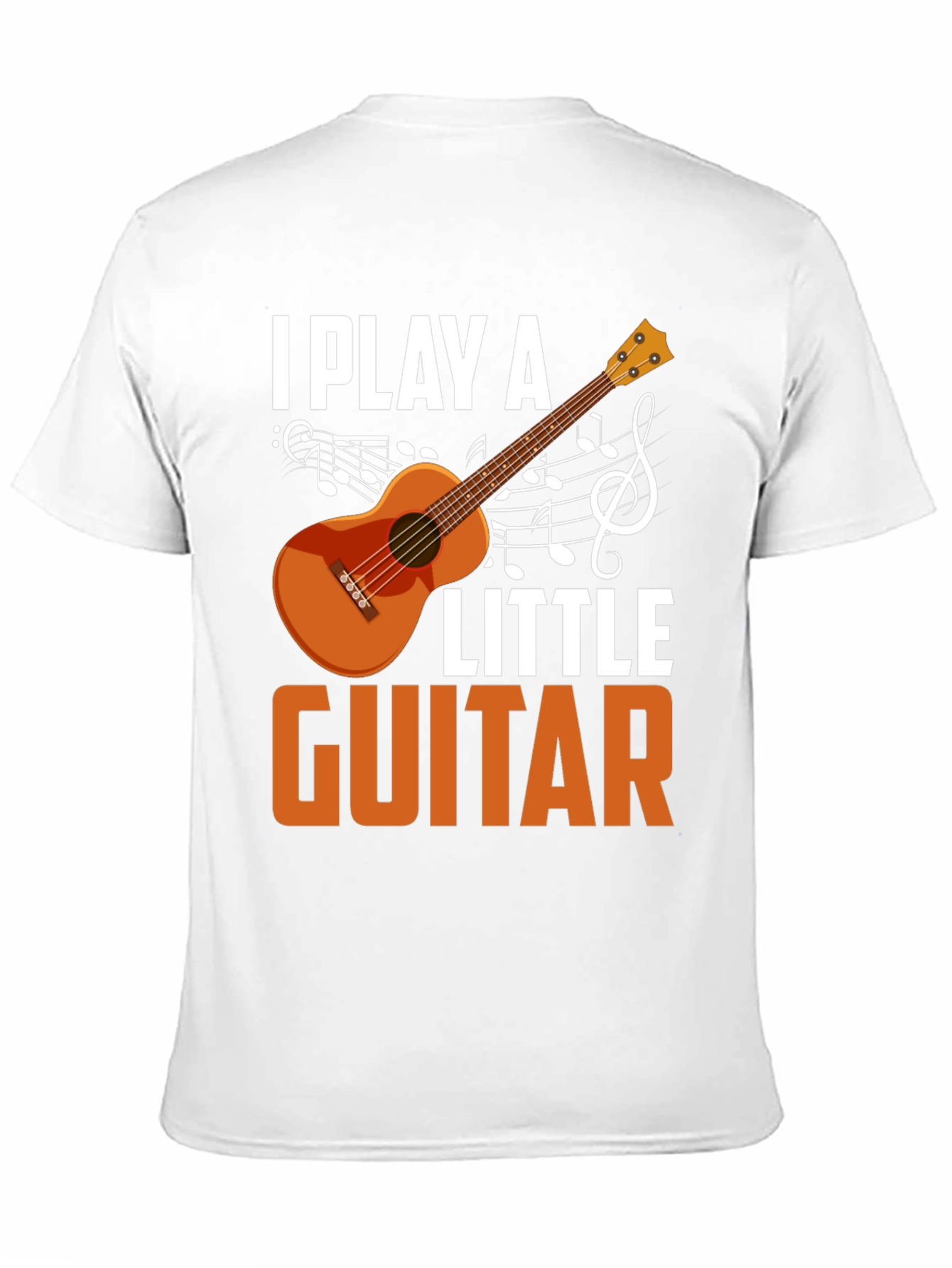 I Play a Little Guitar T-Shirt Music Lover Tee