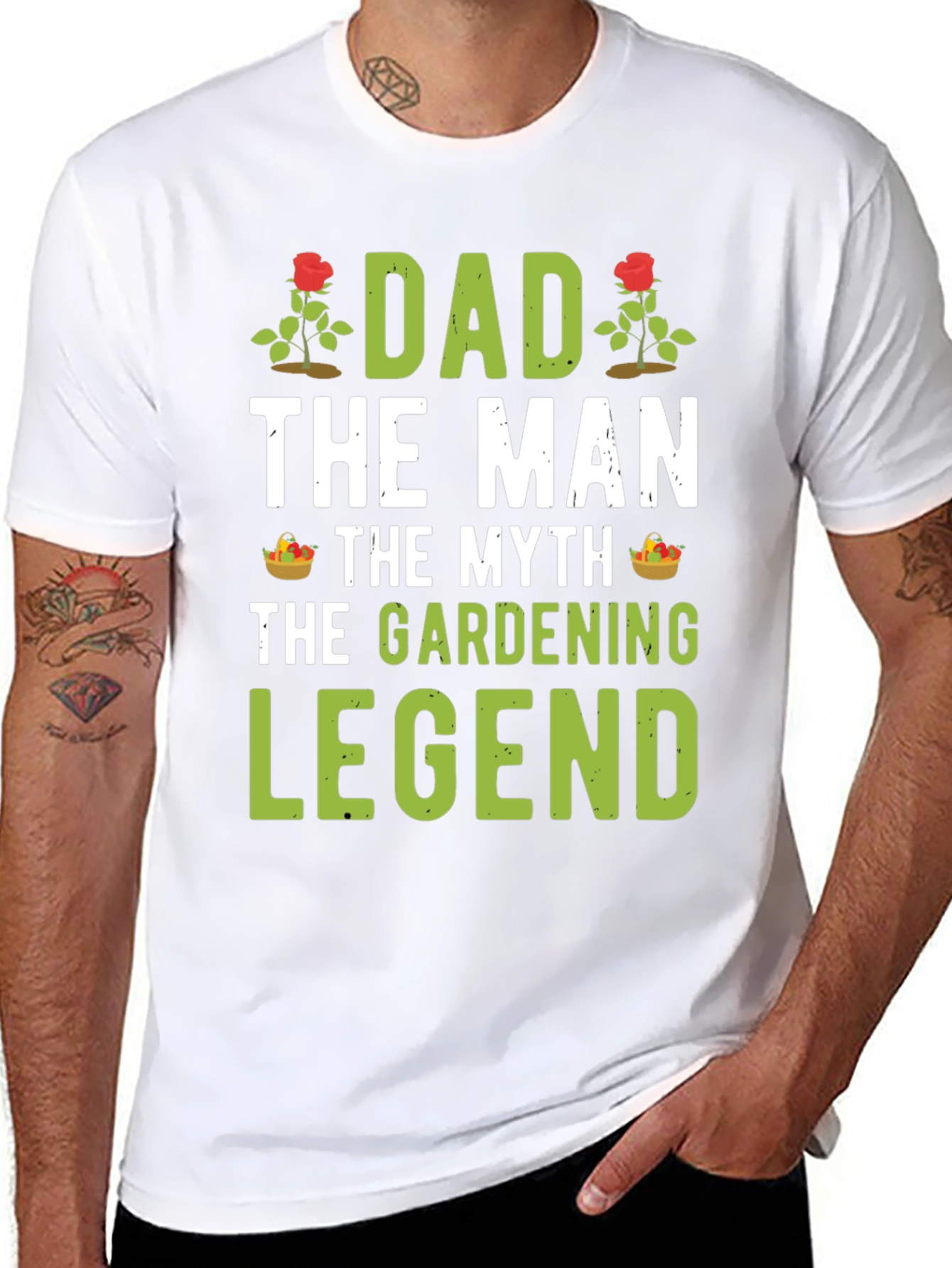 Dad Gardening Legend T-Shirt - Gift for Gardeners