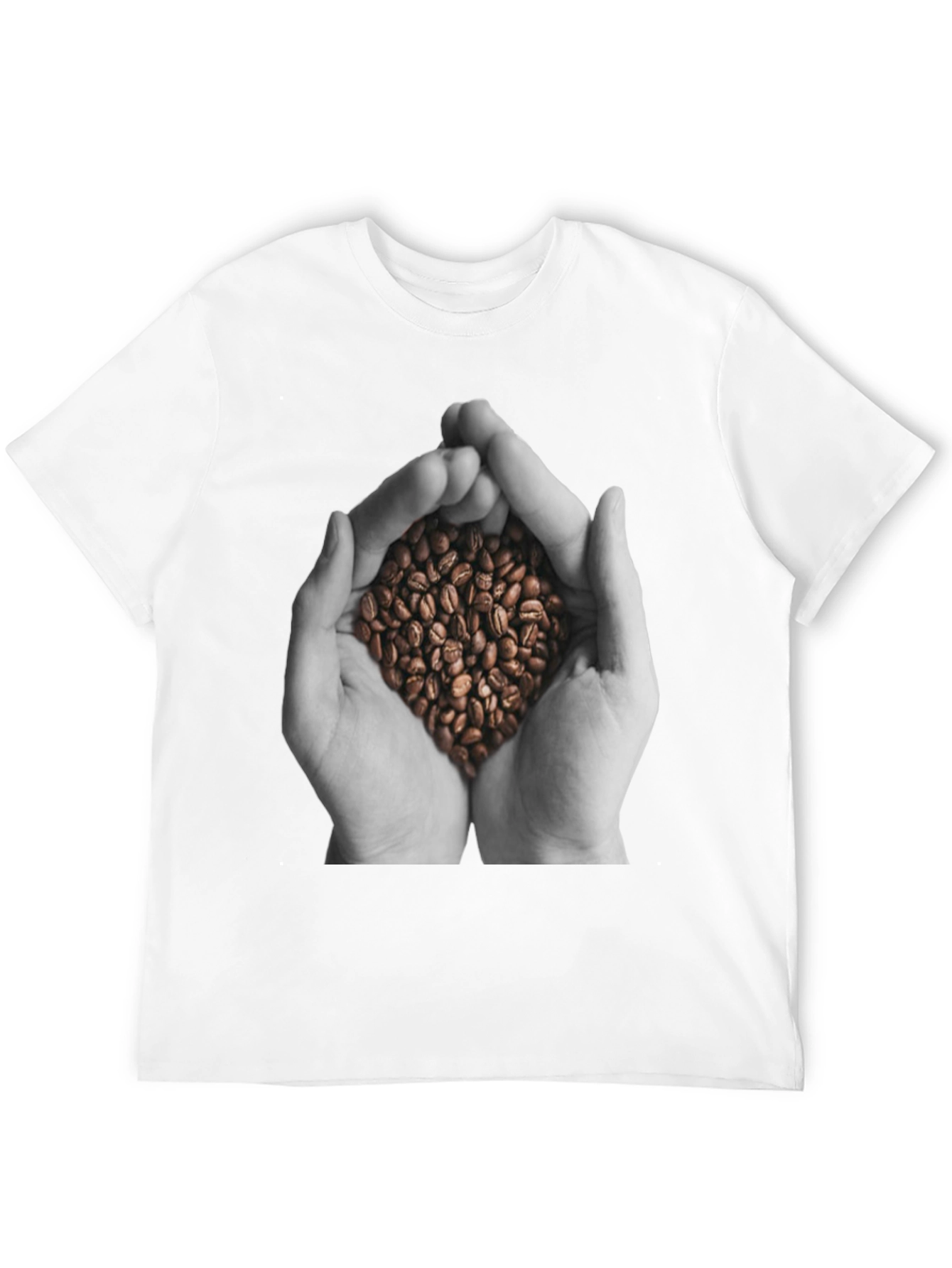 Coffee Bean Hand Graphic T-Shirt