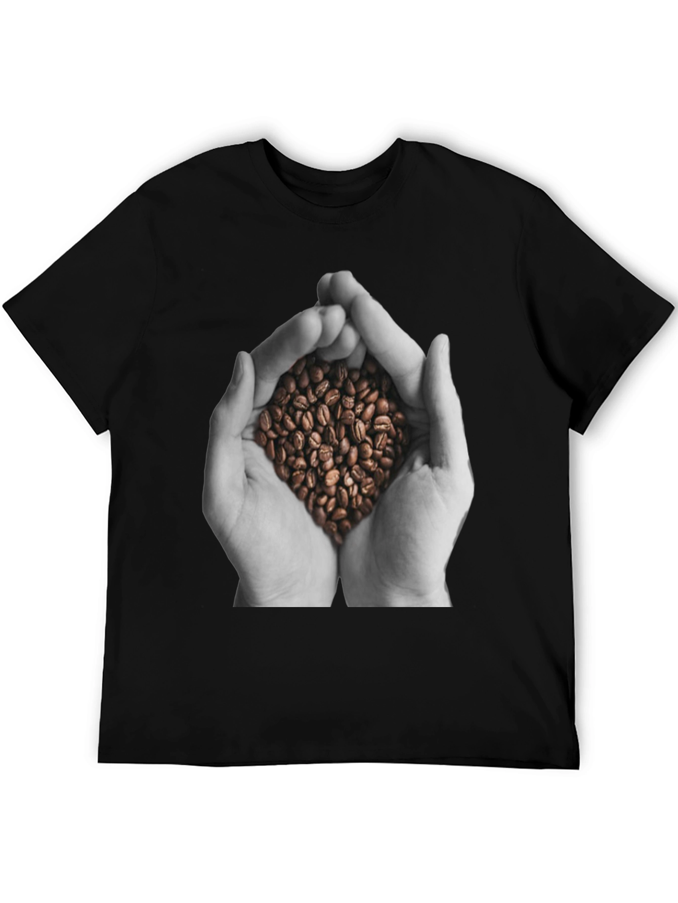 Coffee Bean Hand Graphic T-Shirt
