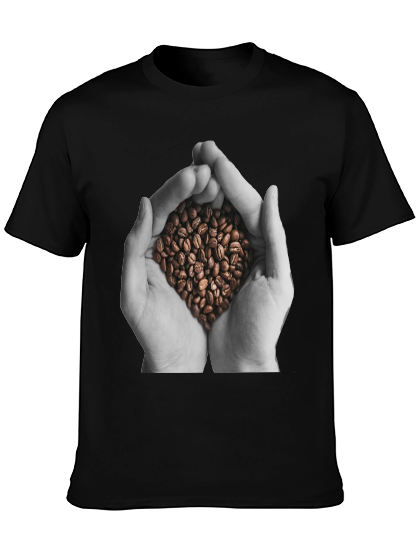 Coffee Bean Hand Graphic T-Shirt
