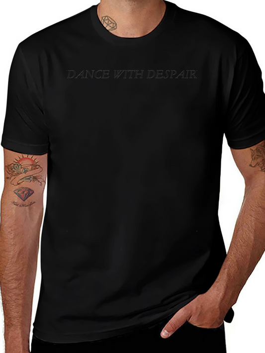 Dance With Despair Mens Black T-Shirt