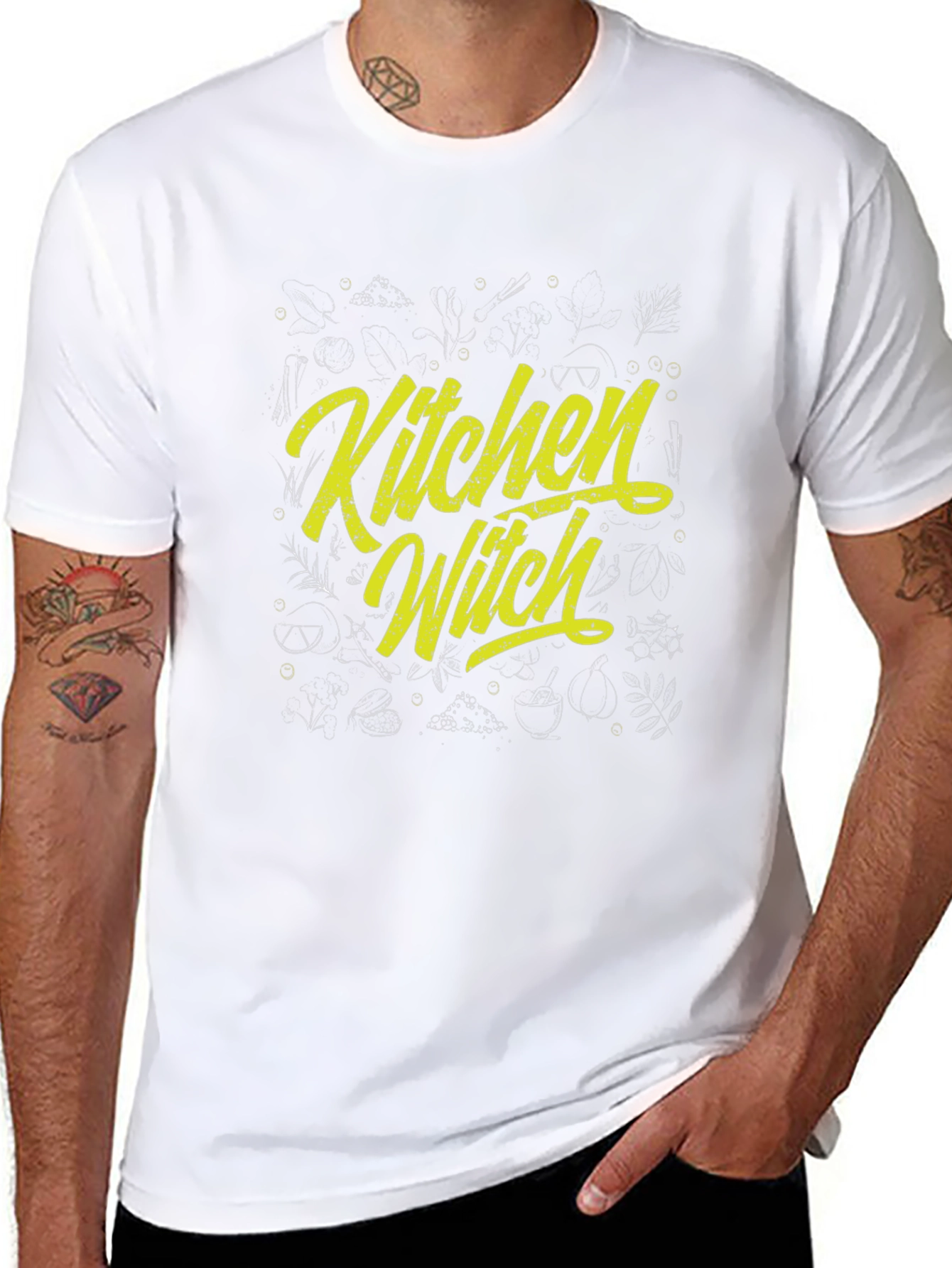 Kitchen Witch Graphic Tee - Black T-Shirt