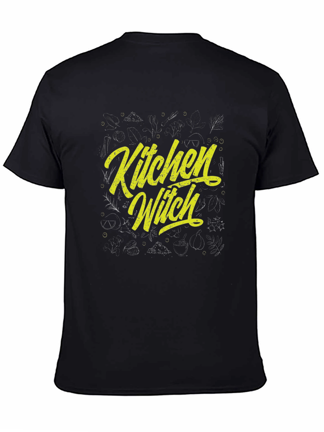 Kitchen Witch Graphic Tee - Black T-Shirt