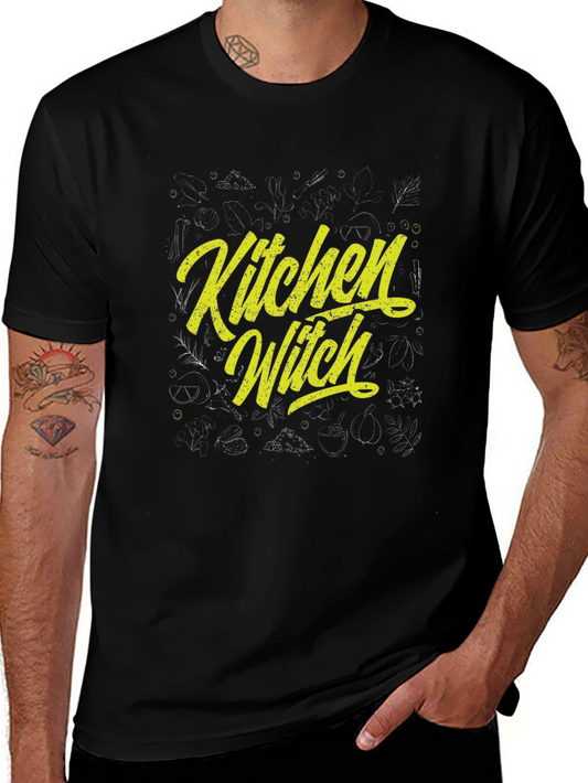 Kitchen Witch Graphic Tee - Black T-Shirt