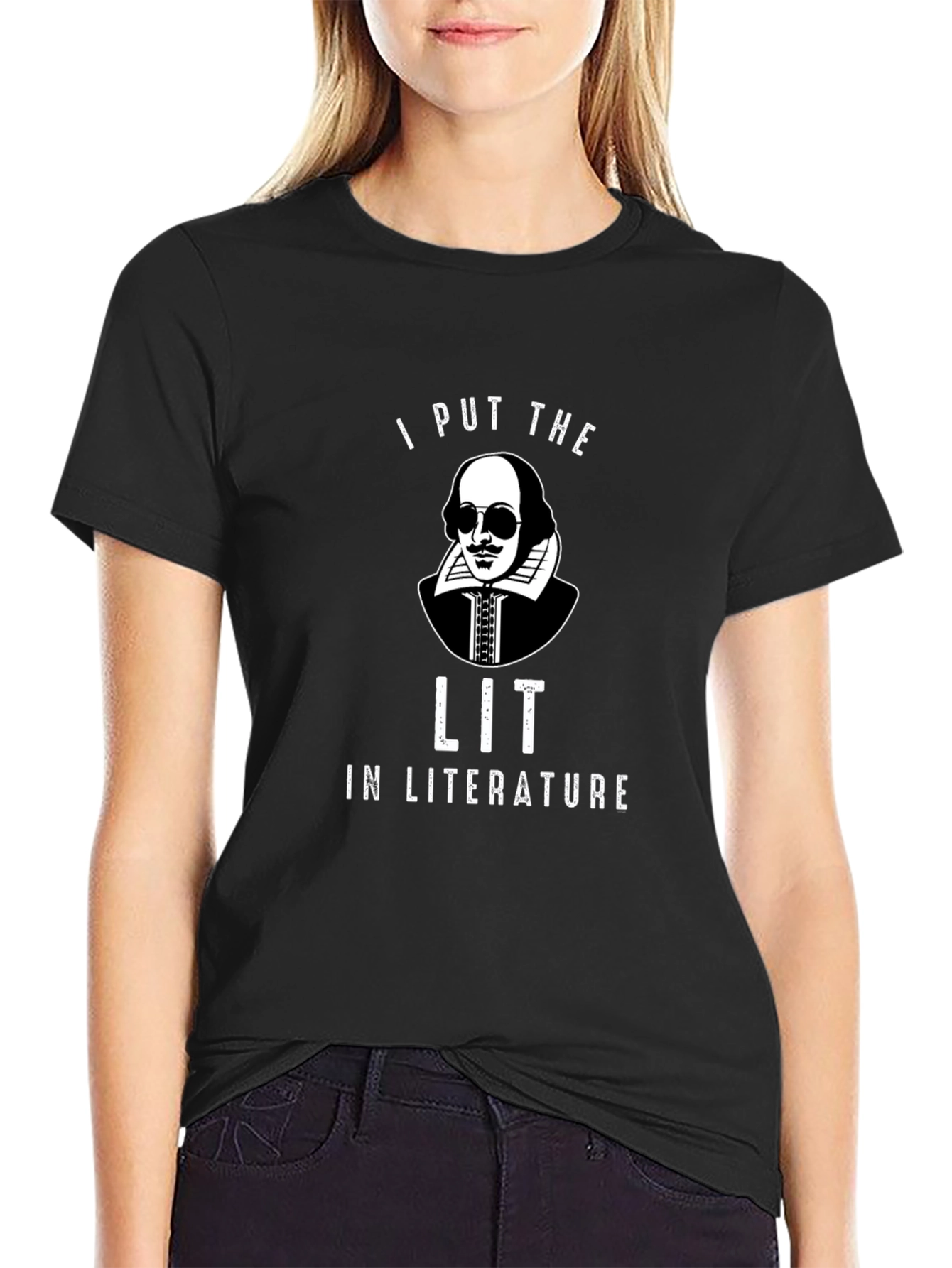 I Put the Lit in Literature Graphic T-Shirt