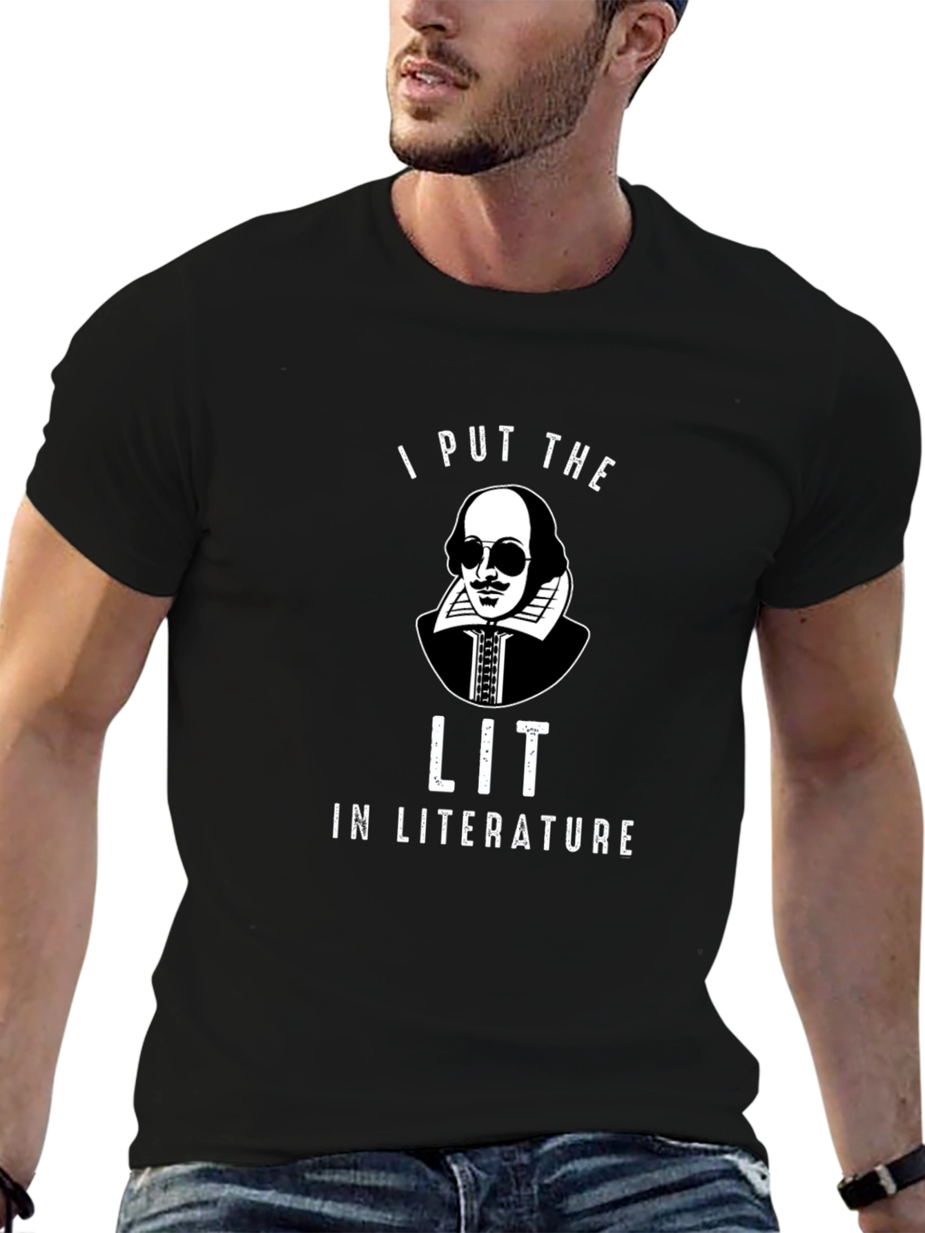 I Put the Lit in Literature Graphic T-Shirt