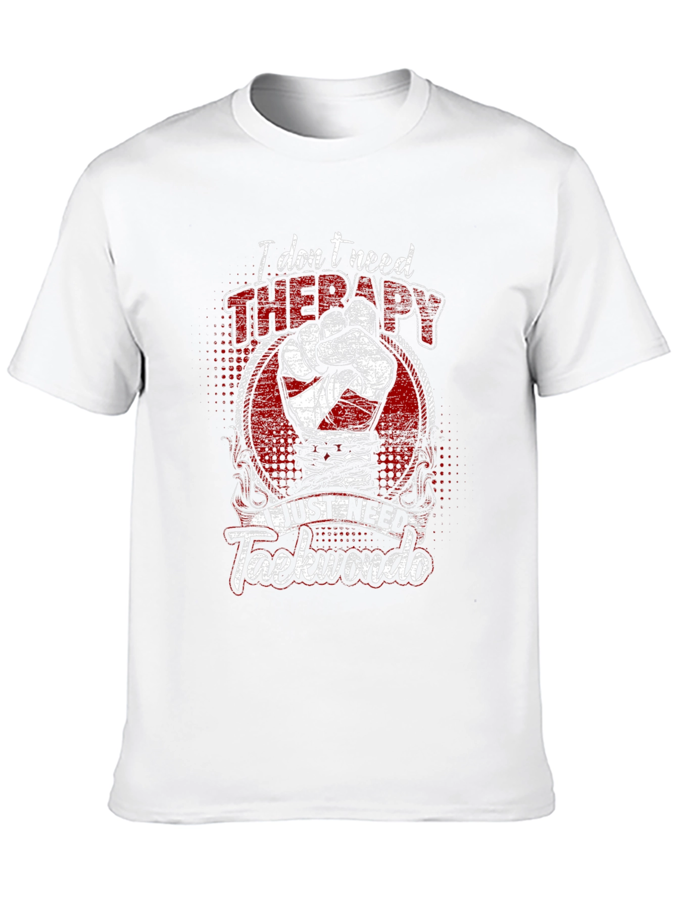 Taekwondo Therapy Graphic T-Shirt - Martial Arts Apparel