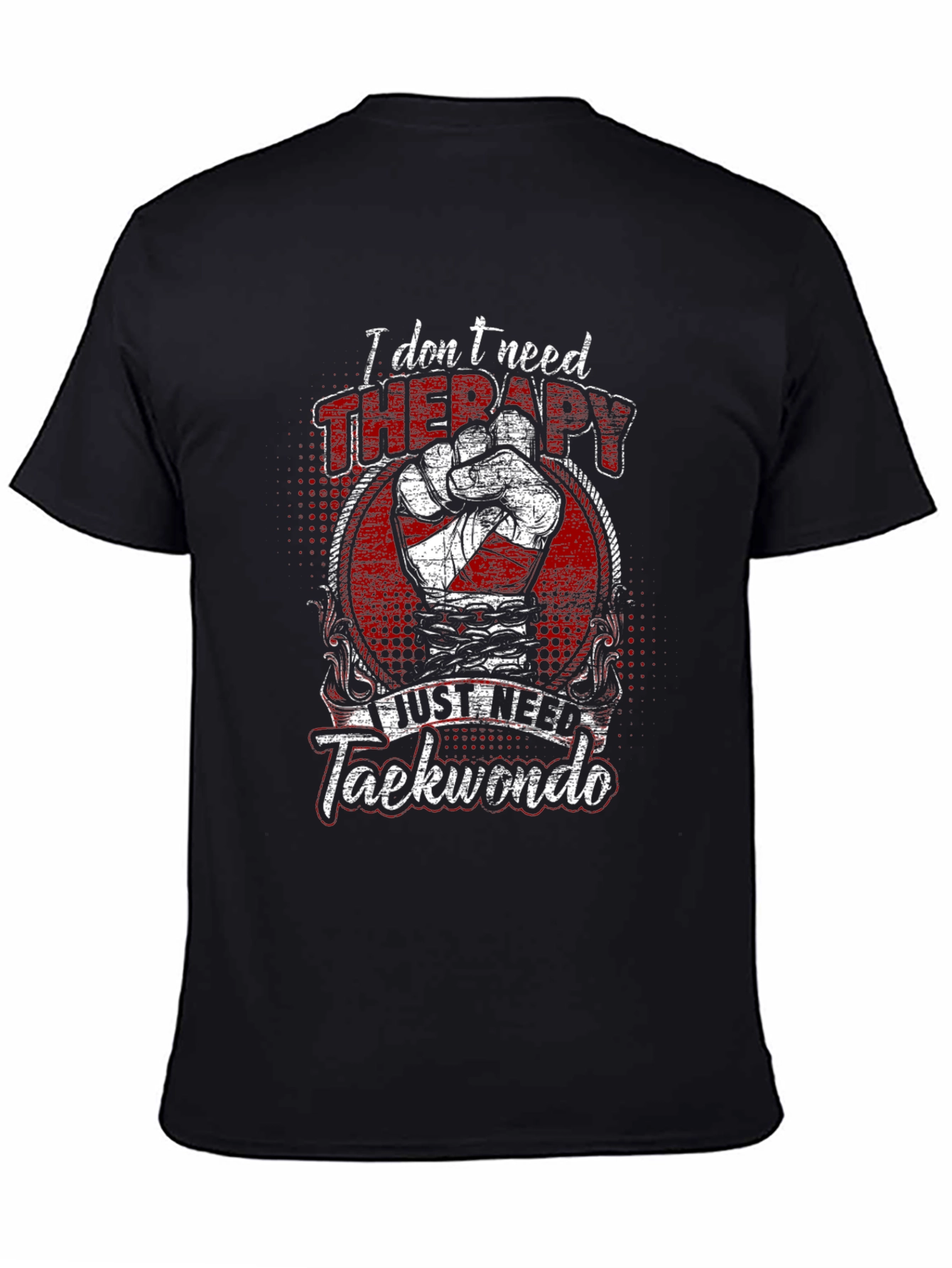 Taekwondo Therapy Graphic T-Shirt - Martial Arts Apparel