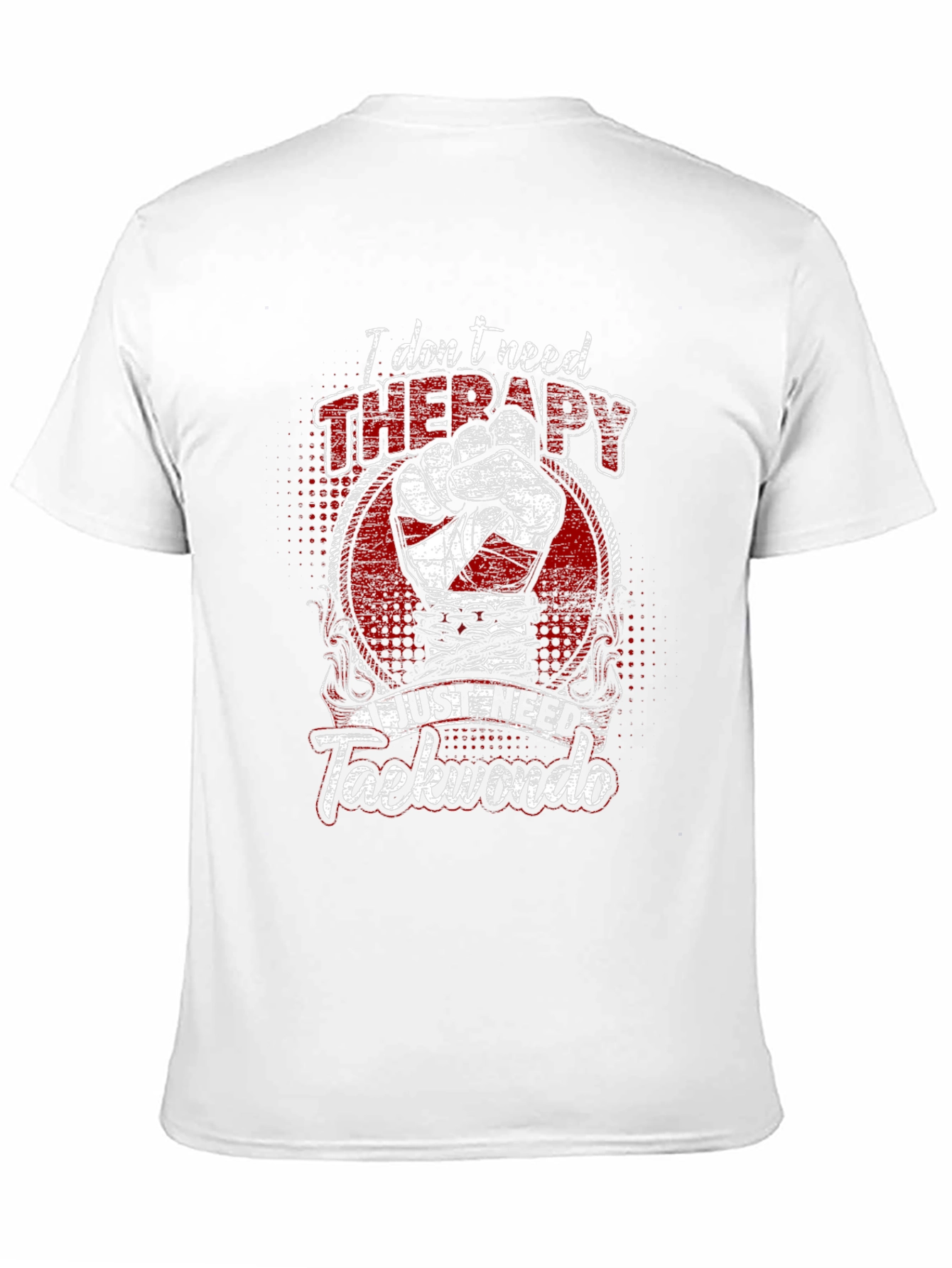 Taekwondo Therapy Graphic T-Shirt - Martial Arts Apparel