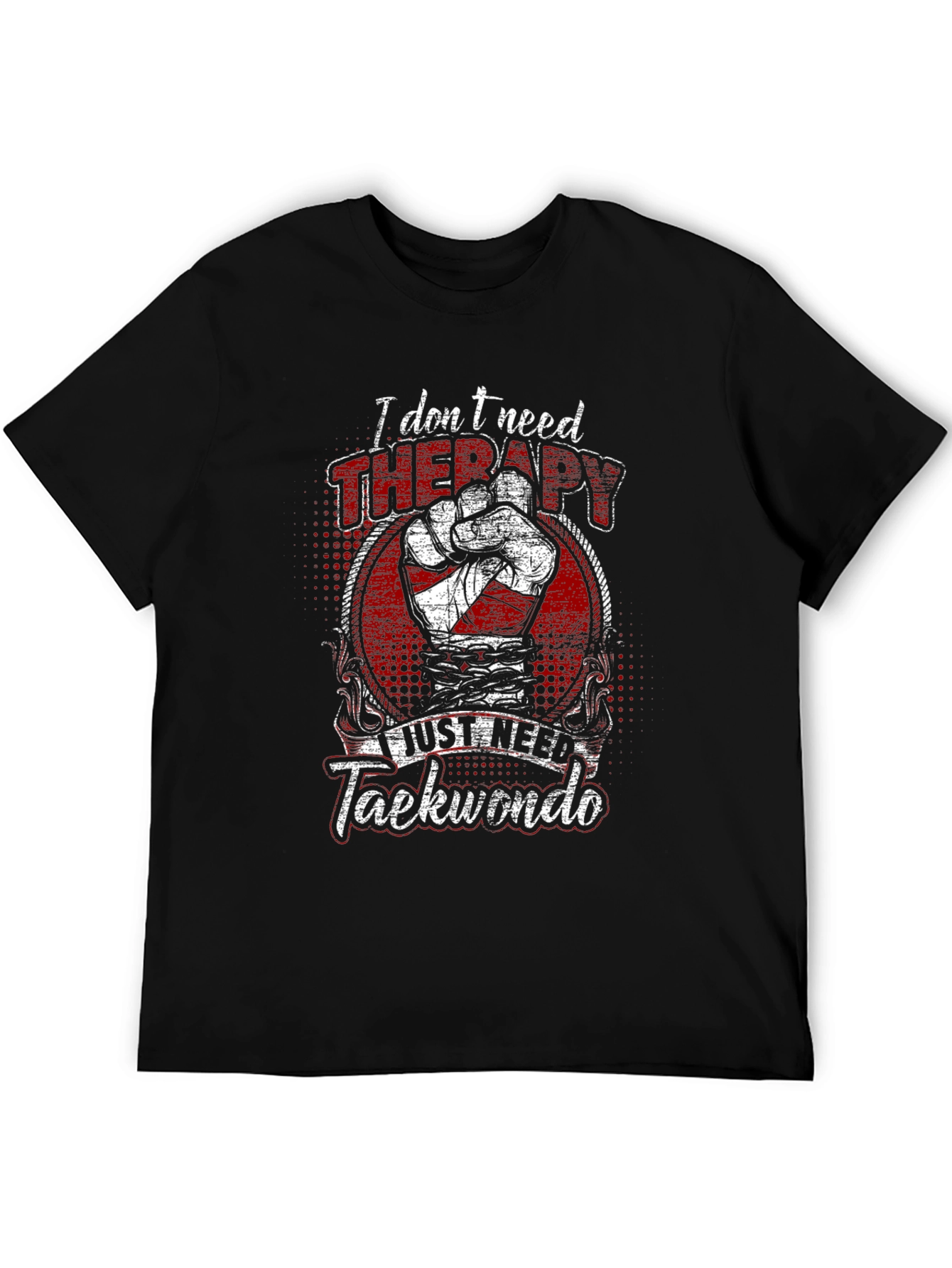 Taekwondo Therapy Graphic T-Shirt - Martial Arts Apparel