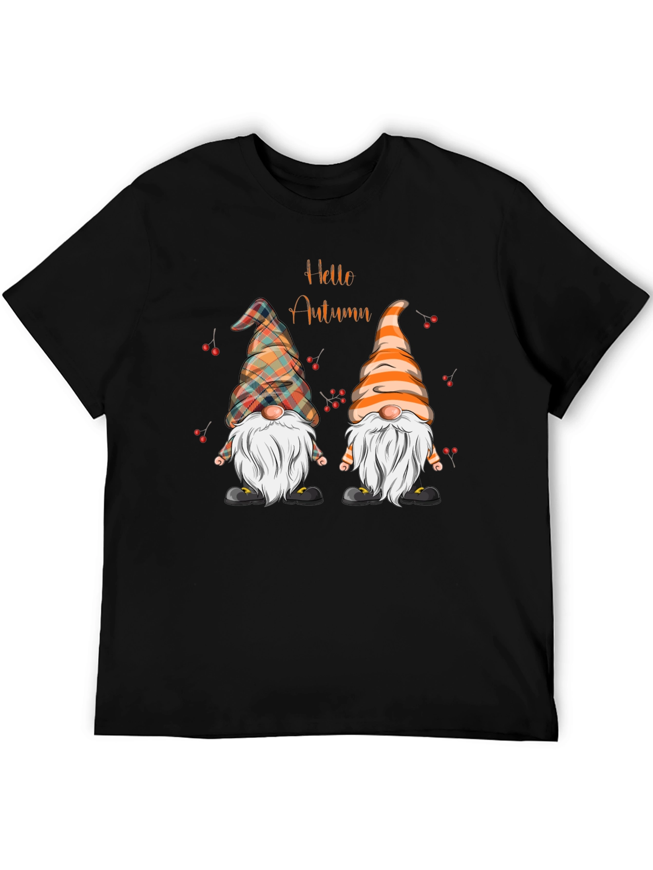Hello Autumn Gnomes T-Shirt - Fall Season Tee