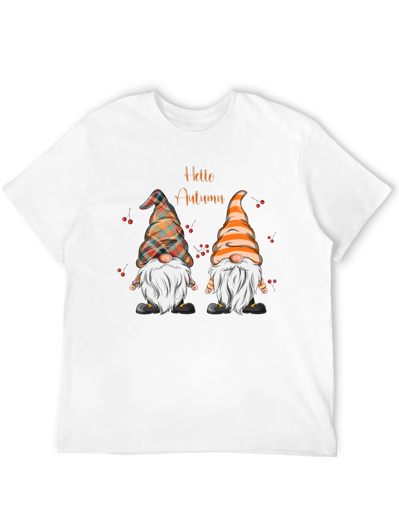 Hello Autumn Gnomes T-Shirt - Fall Season Tee