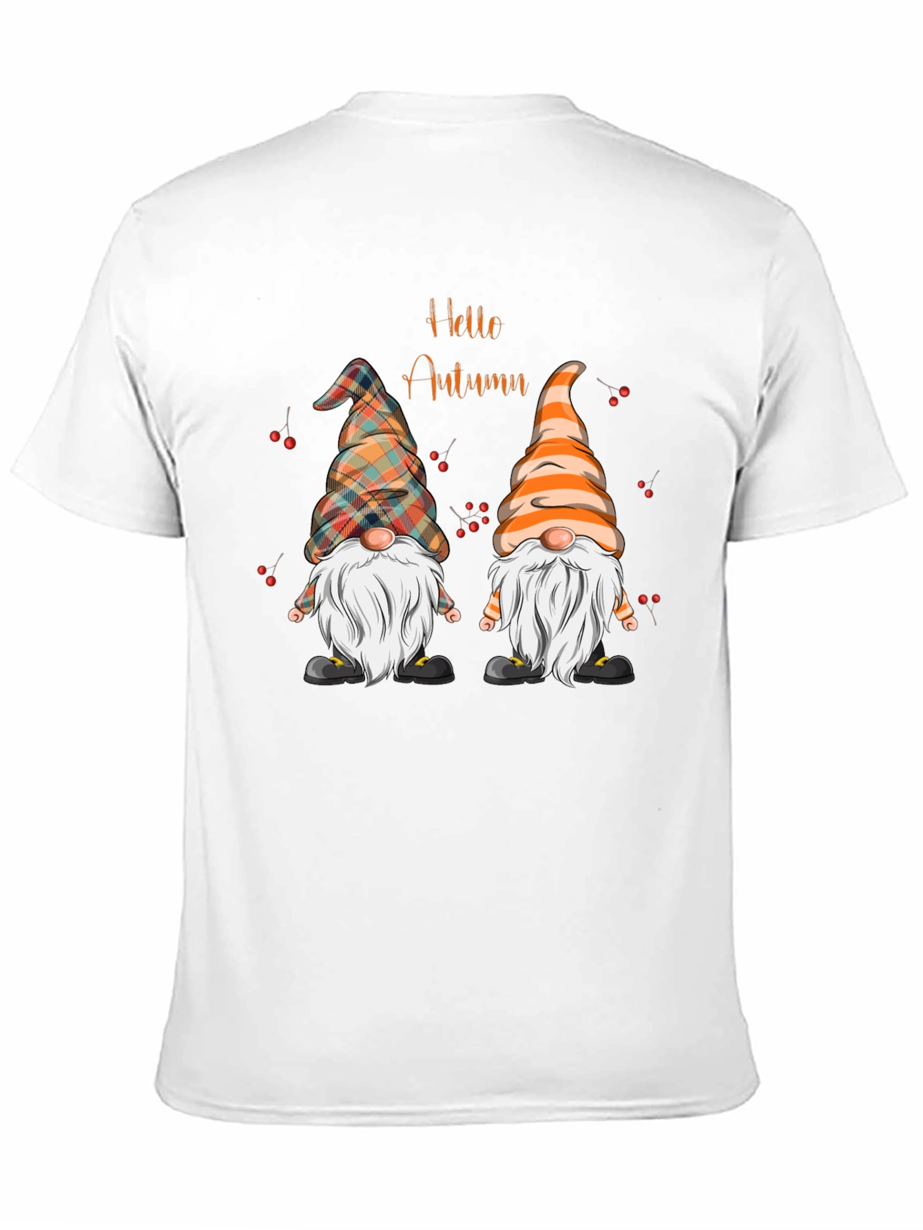 Hello Autumn Gnomes T-Shirt - Fall Season Tee