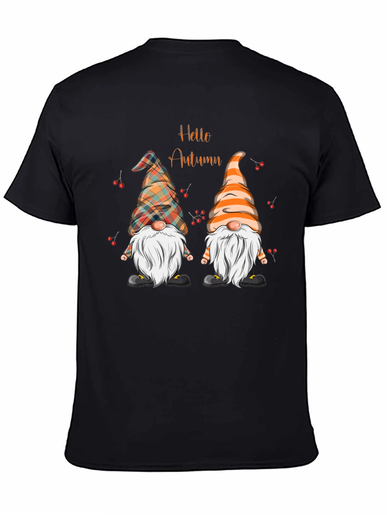 Hello Autumn Gnomes T-Shirt - Fall Season Tee