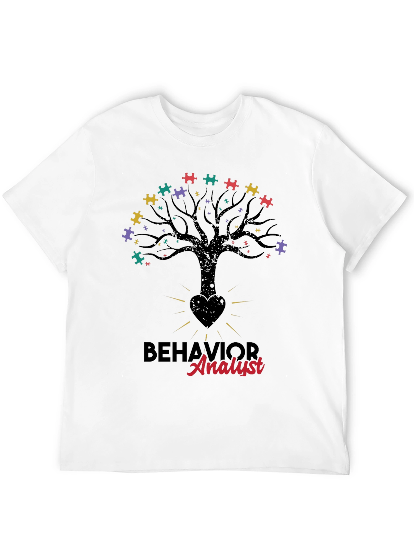 Behavior Analyst Tree Puzzle T-Shirt