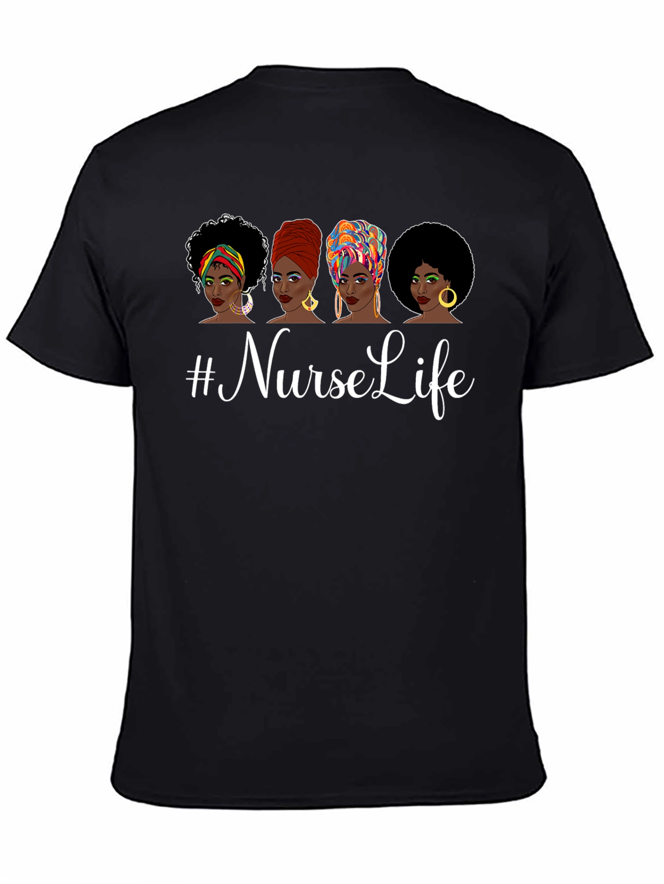 Nurse Life Women Graphic Tee Black