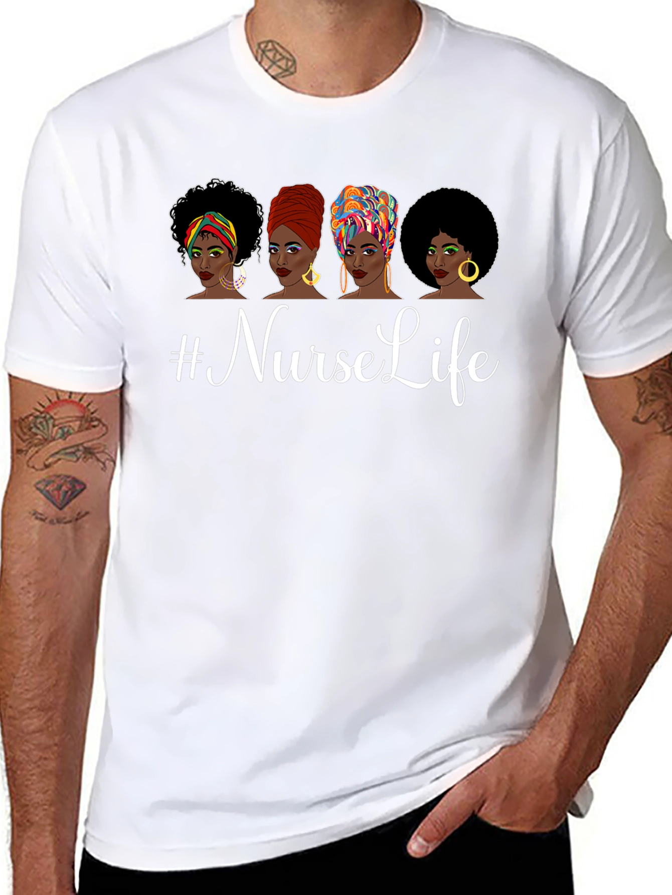 Nurse Life Women Graphic Tee Black