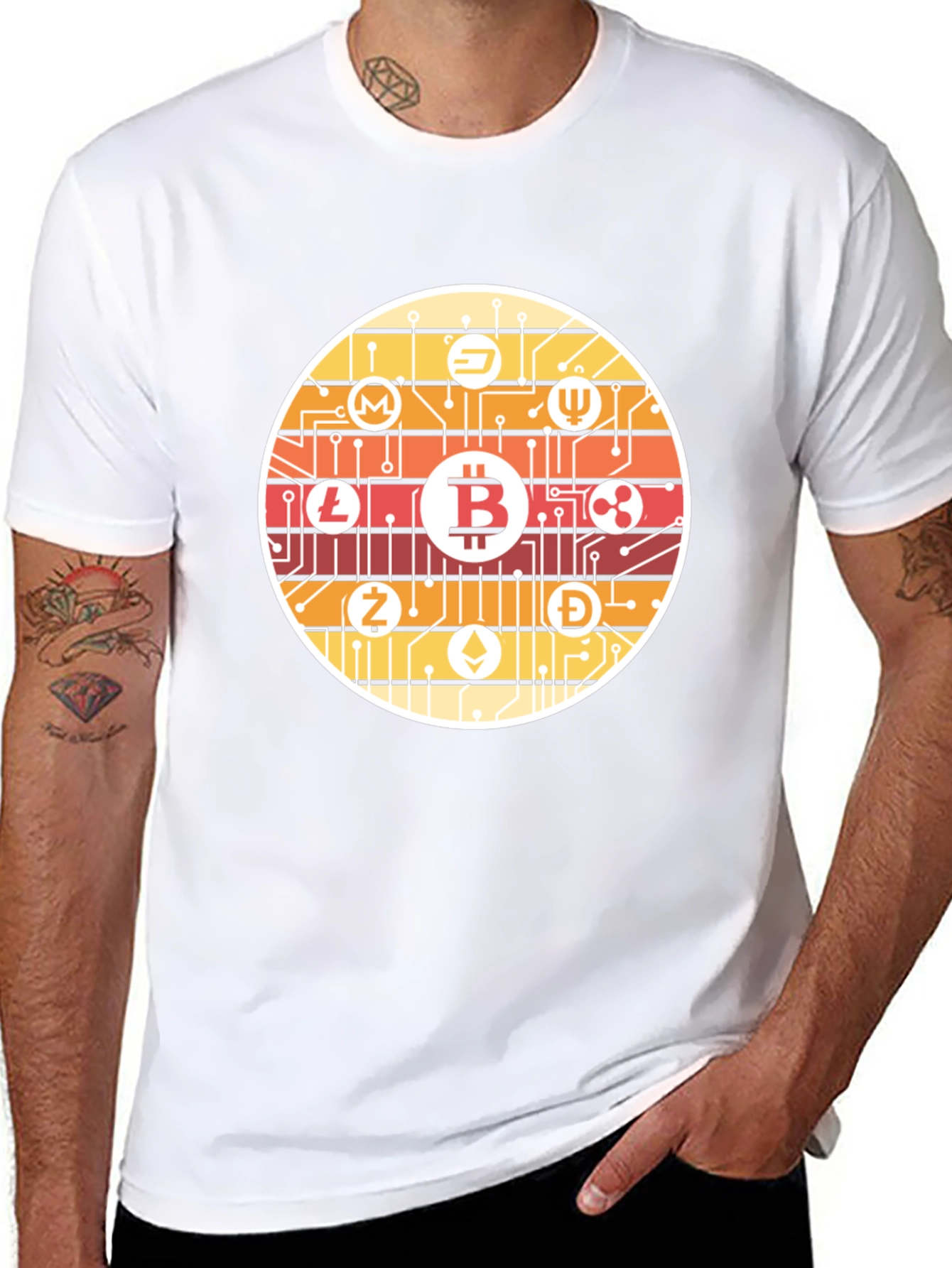 Crypto Circuit T-Shirt - Bitcoin & Altcoins