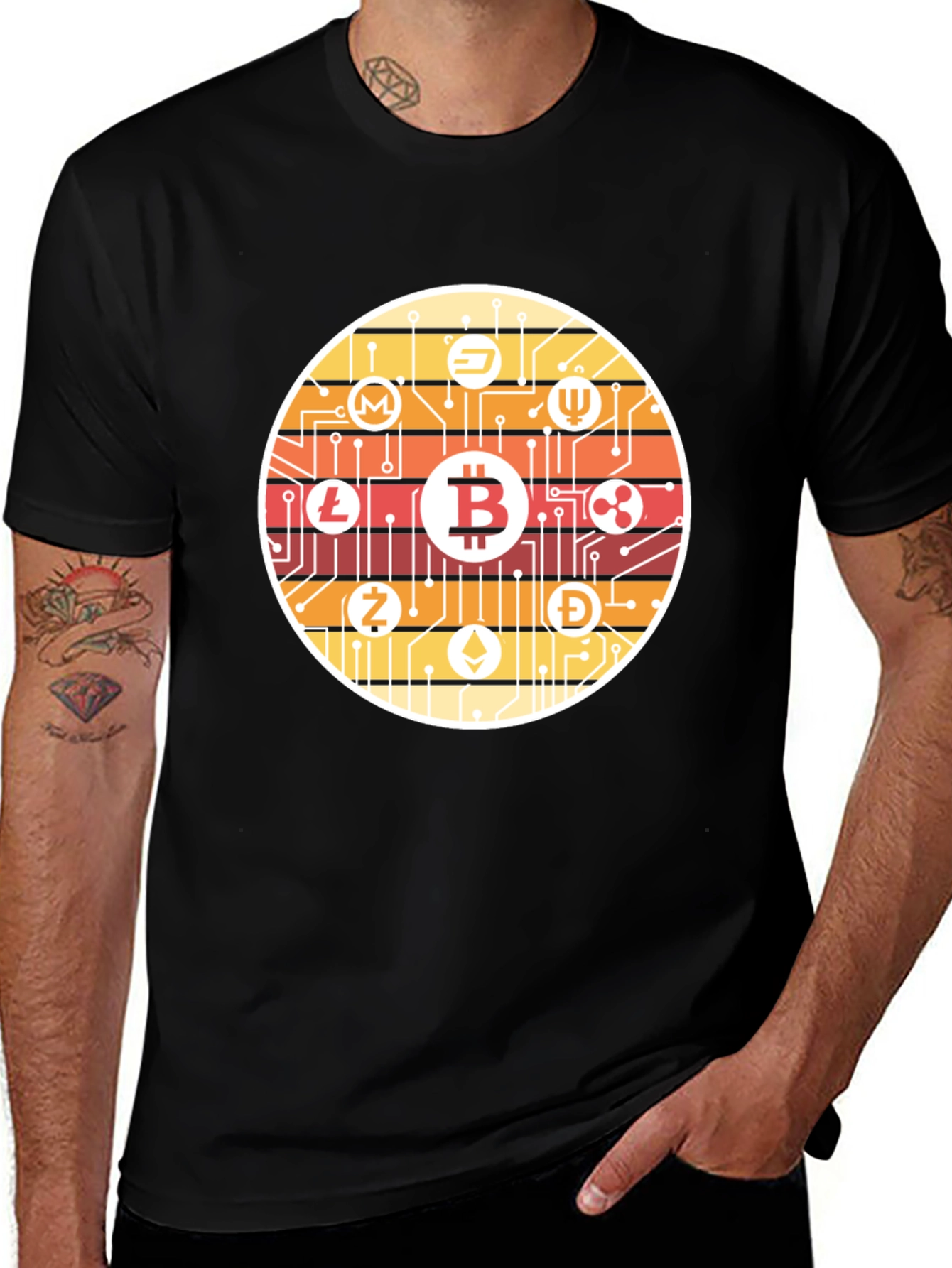 Crypto Circuit T-Shirt - Bitcoin & Altcoins