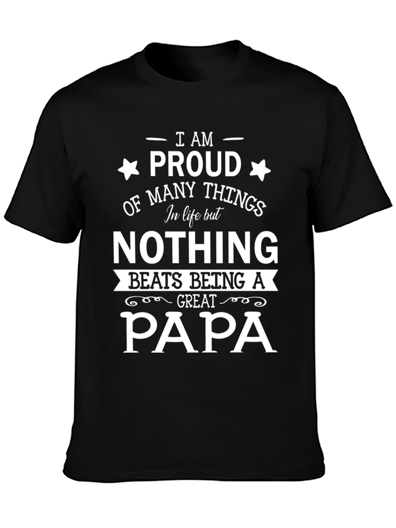 Proud Papa T-Shirt - Fathers Day Gift