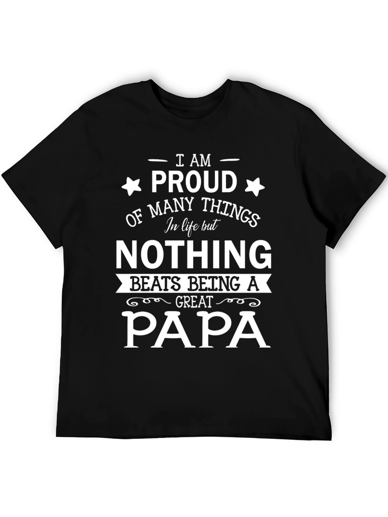 Proud Papa T-Shirt - Fathers Day Gift