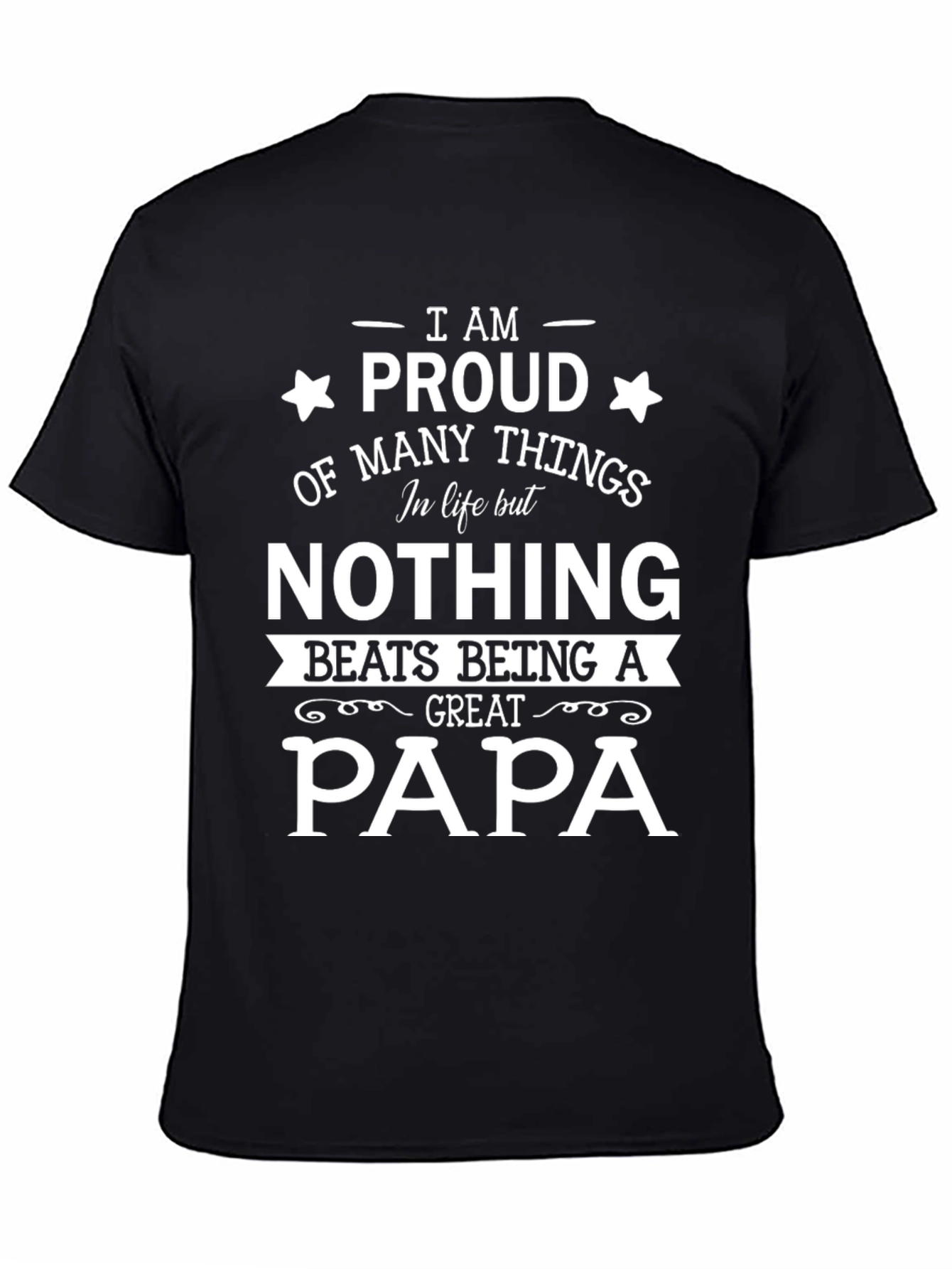 Proud Papa T-Shirt - Fathers Day Gift