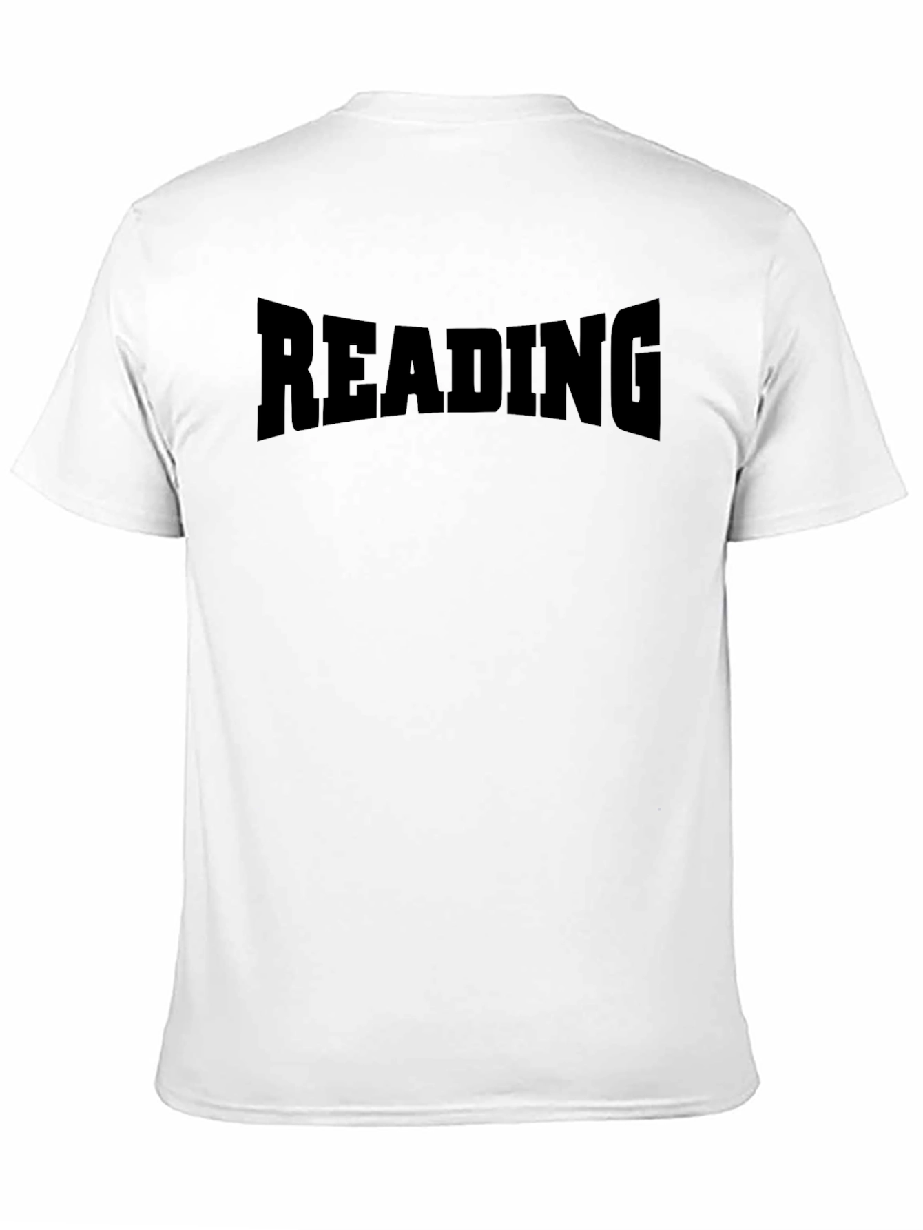 READING Black Graphic Tee Shirt
