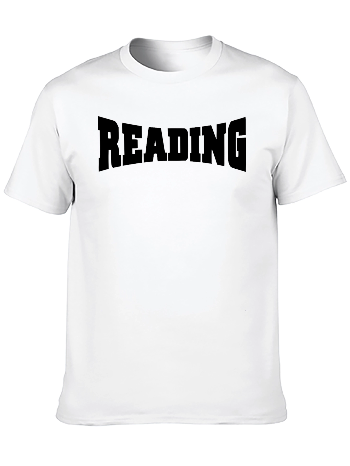READING Black Graphic Tee Shirt