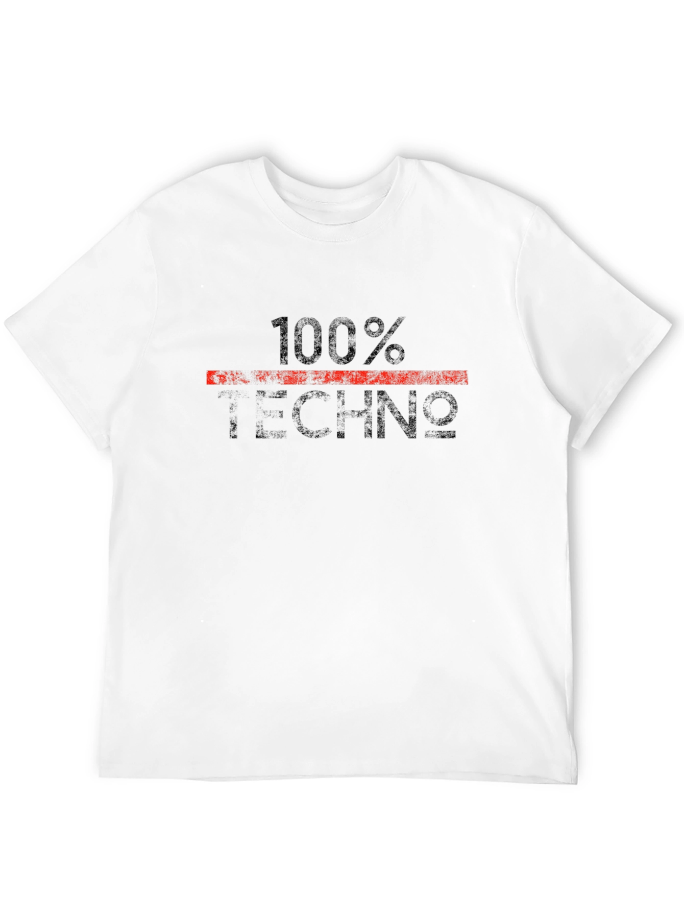 100% Techno Black Graphic Tee